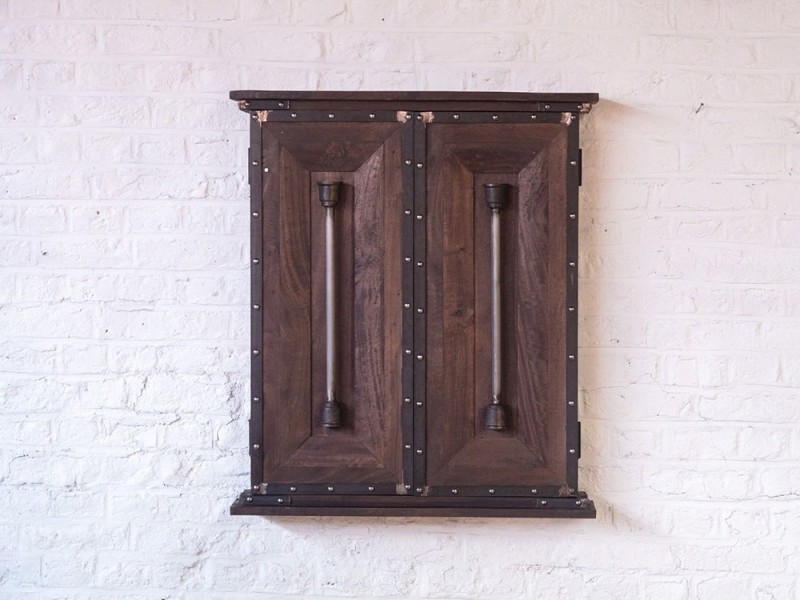 Dartschrank Massivholzkasten DART