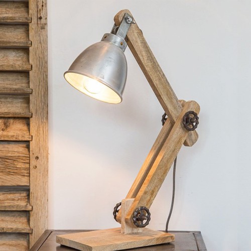 Skandinavische Industrie-Tischlampe Genius