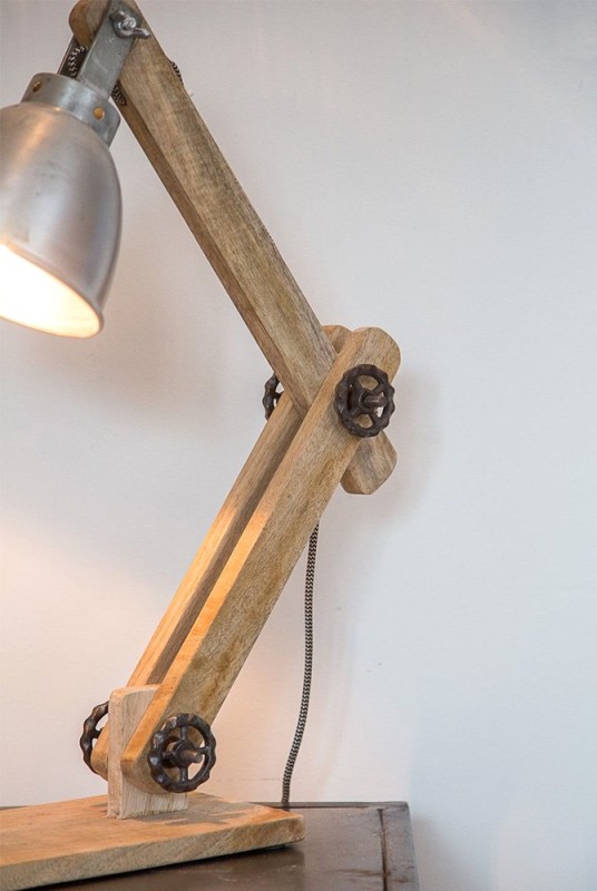 Skandinavische Industrie-Tischlampe Genius