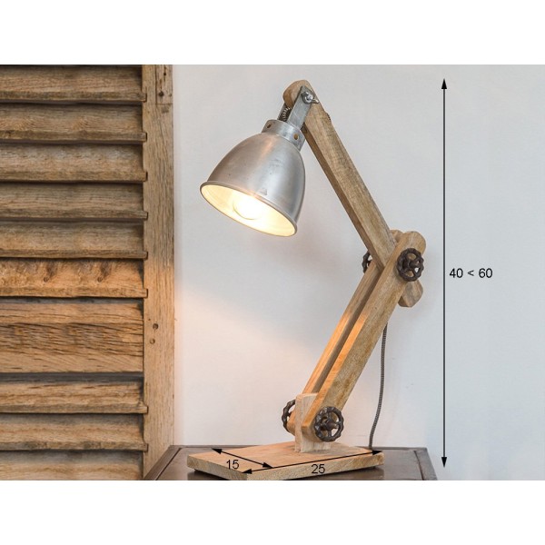 Skandinavische Industrie-Tischlampe Genius