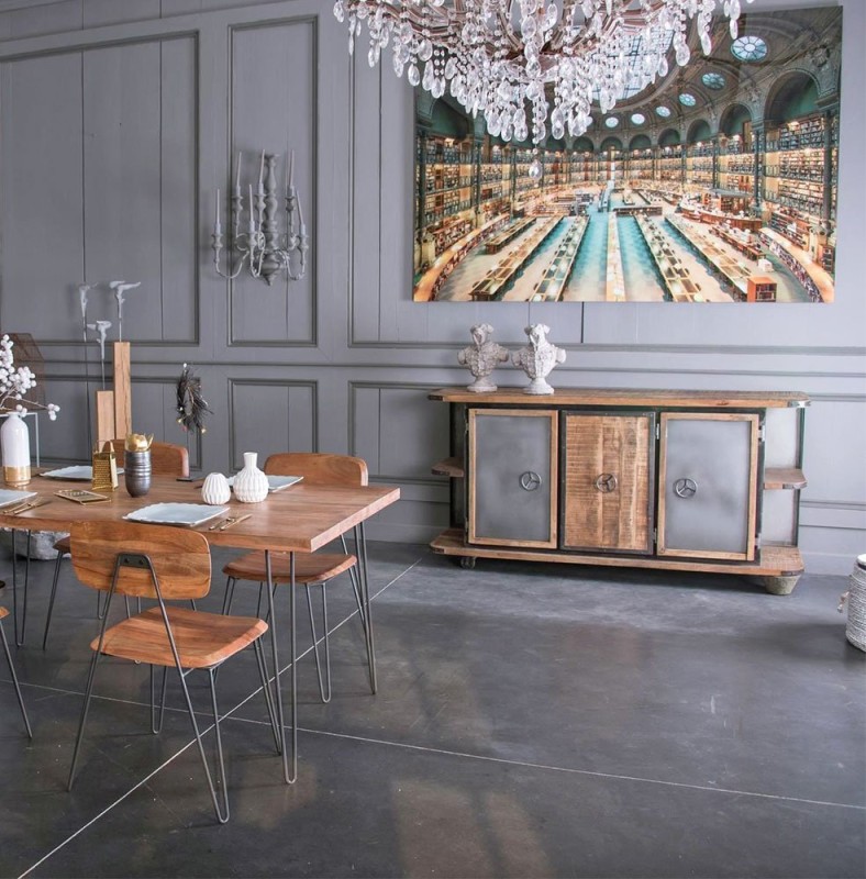 Industrielle Truhe - Tresor