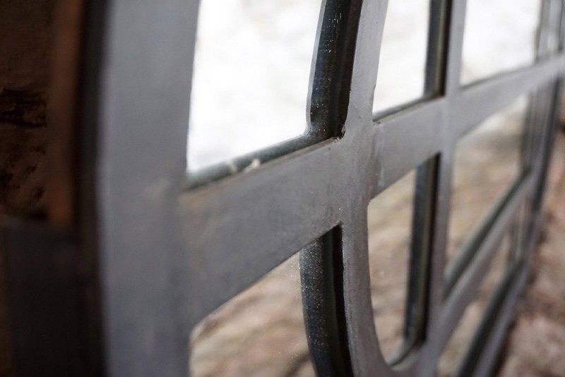 Industrieller ovaler Spiegel 120 X 60 cm