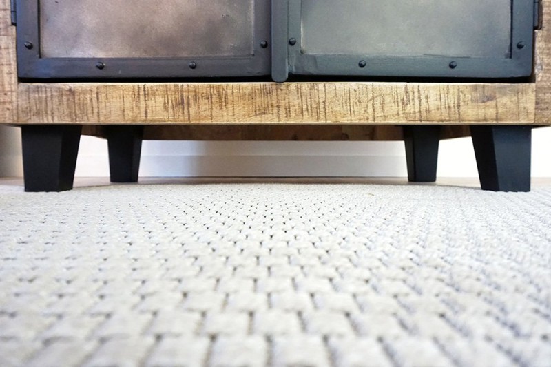 Kleines Sideboard aus Holz und Metall - Brooklyn