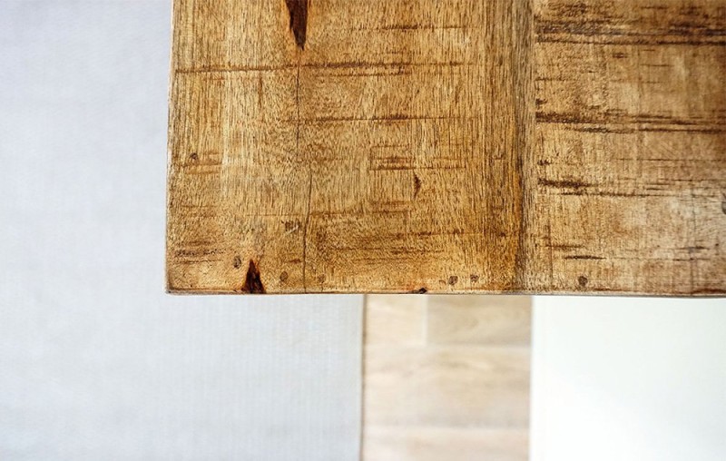 Kleines Sideboard aus Holz und Metall - Brooklyn