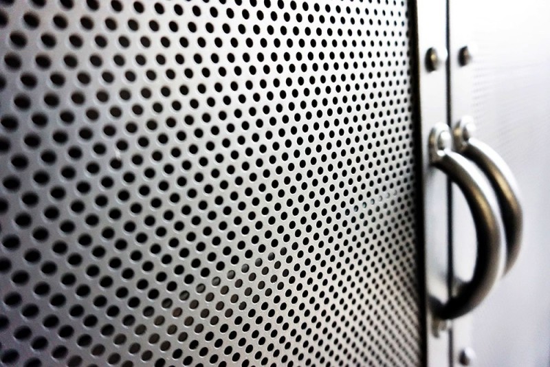 Kleiner Industrieschrank aus Metall - Chicago