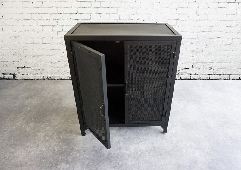 Kleiner Industrieschrank aus Metall - Chicago