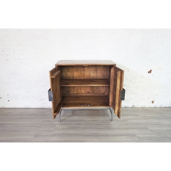 Kleines Buffet Holz Metall Industrie CHIC
