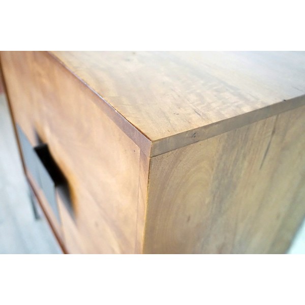 Kleines Buffet Holz Metall Industrie CHIC