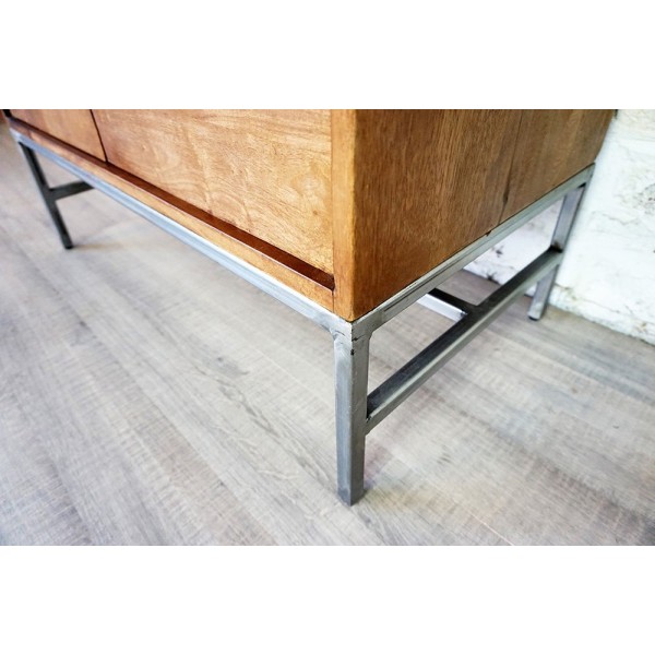 Kleines Buffet Holz Metall Industrie CHIC