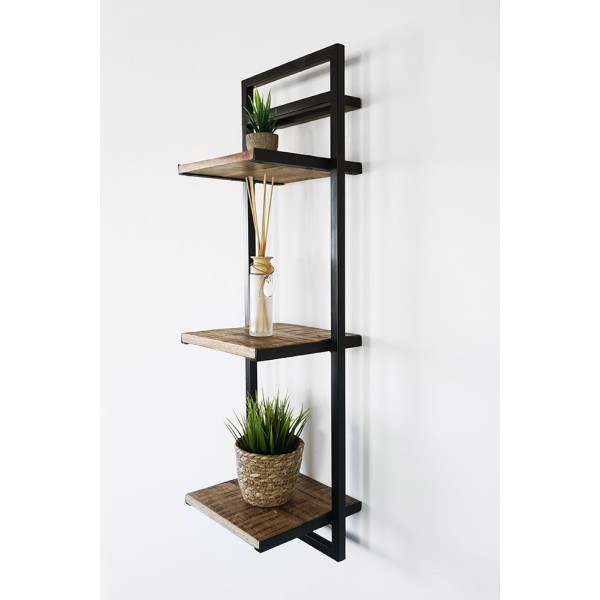 Regal aus Holz und Metall 30 X 95 - Selfsh