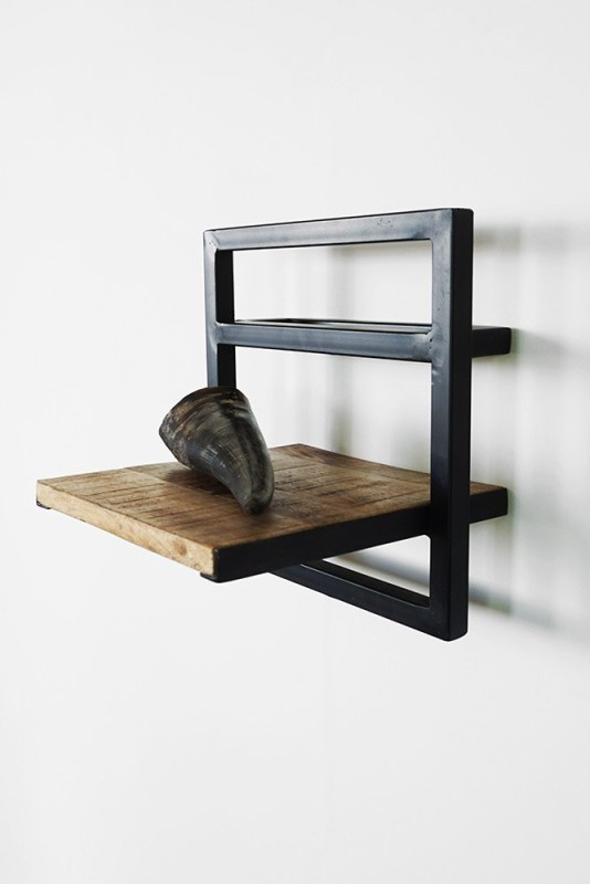 Regal aus Holz und Metall 30 X 30 - Selfsh