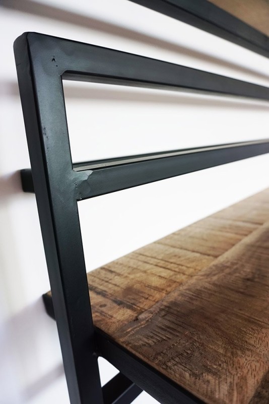 Regal aus Holz und Metall 30 X 60 - Selfsh