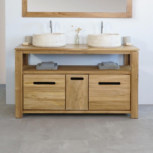 Badezimmermöbel 140 cm - Azur
