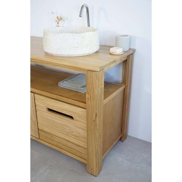 Badezimmermöbel 140 cm - Azur