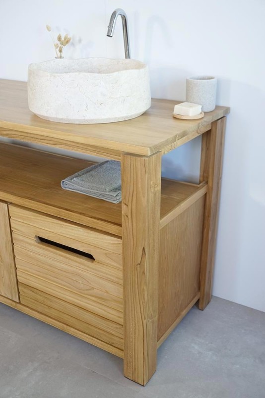 Badezimmermöbel 140 cm - Azur