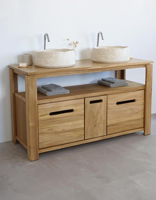 Badezimmermöbel 140 cm - Azur