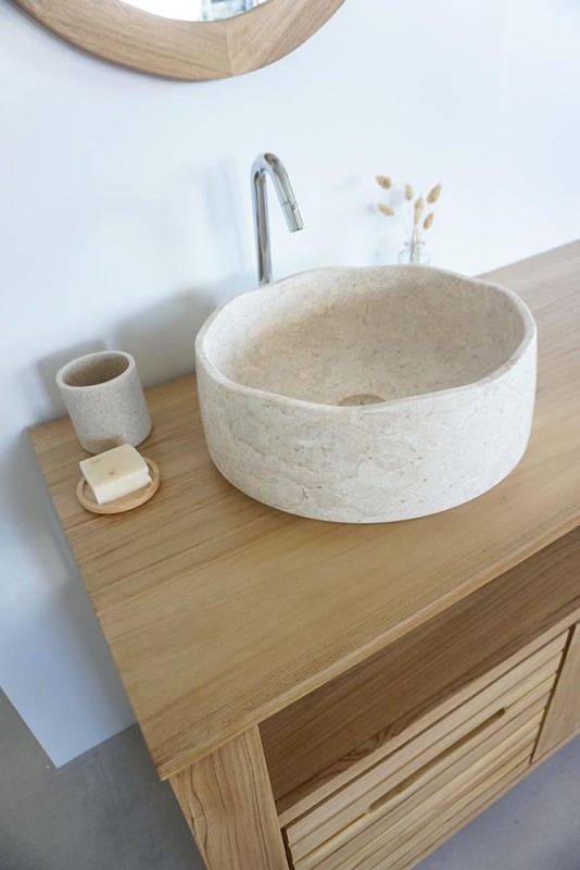 Badezimmermöbel 140 cm - Azur