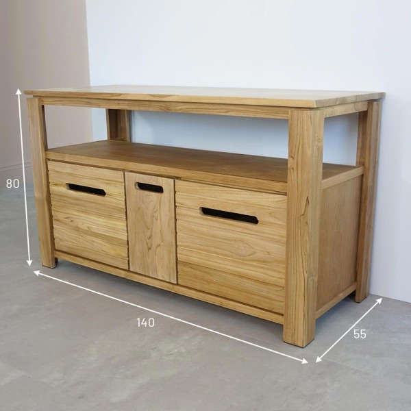 Badezimmermöbel 140 cm - Azur