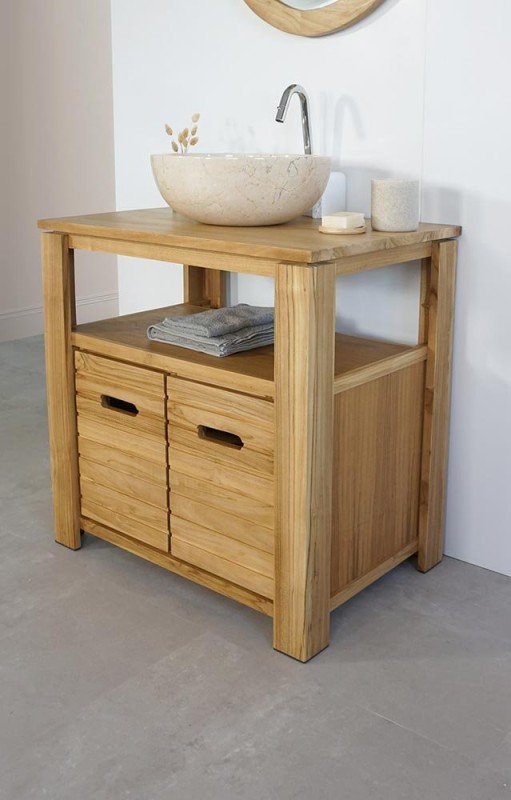 Badezimmermöbel 80 cm - Azur
