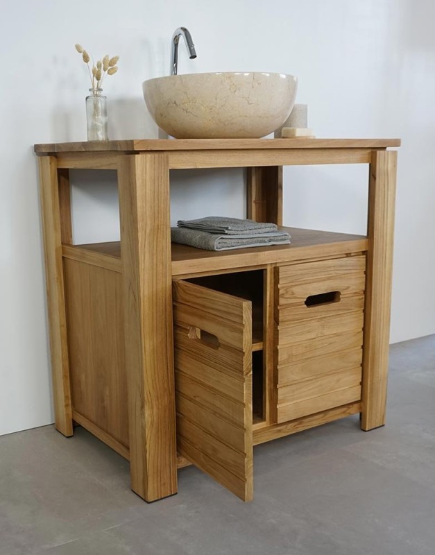 Badezimmermöbel 80 cm - Azur