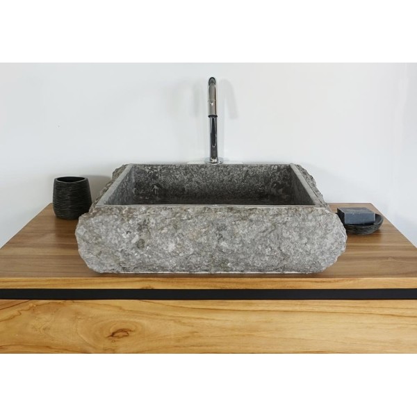 Quadratisches Waschbecken Marmo