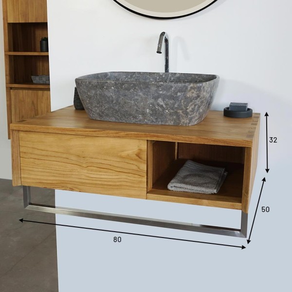 Badezimmermöbel 80 cm - Hako