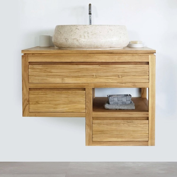 Badezimmermöbel 80 cm - Wave