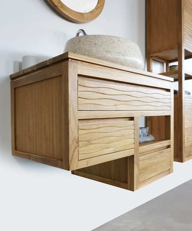 Badezimmermöbel 80 cm - Wave