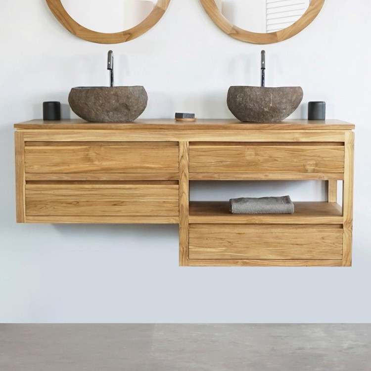Badezimmermöbel 140 cm - Wave