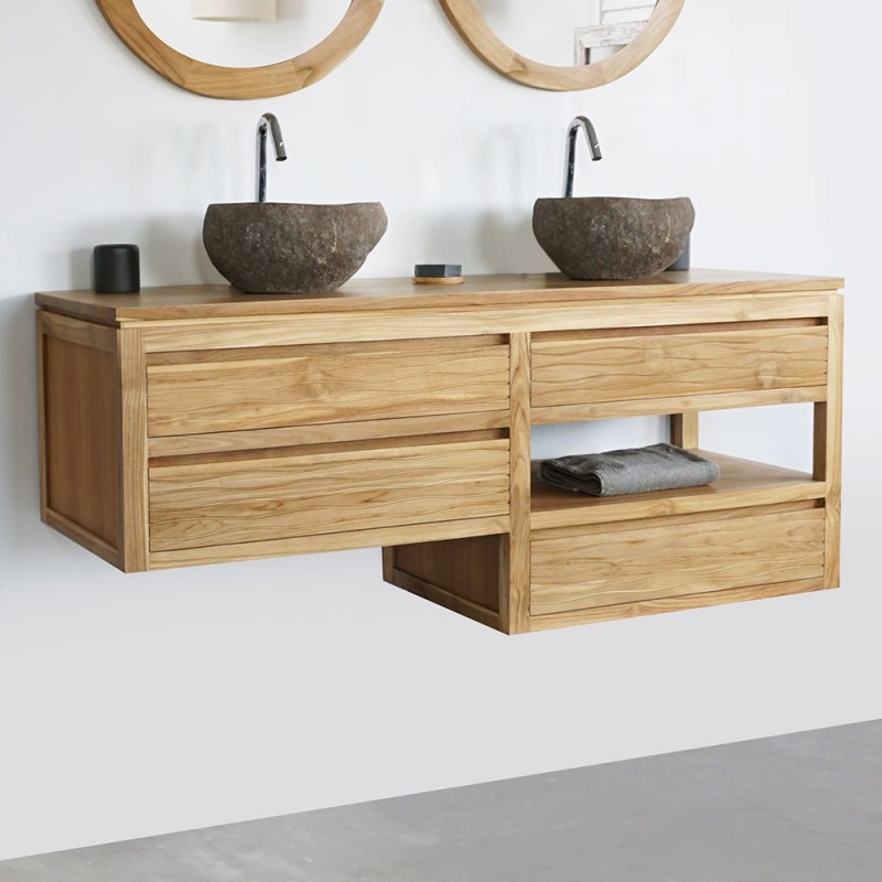 Badezimmermöbel 140 cm - Wave