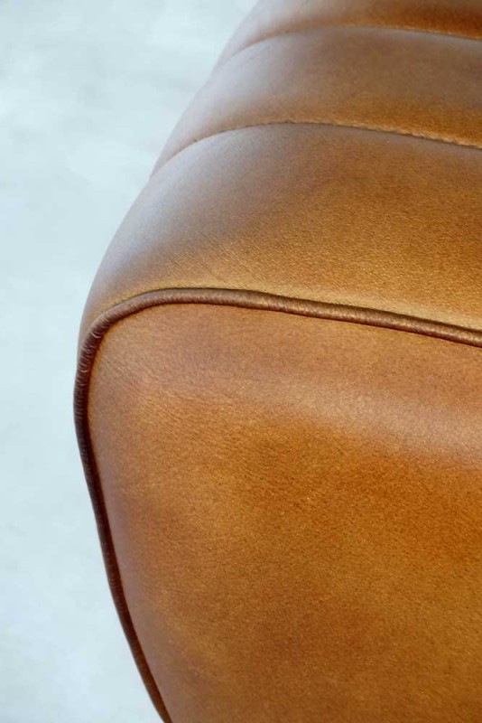 Bank aus Holz und Naturleder - Navona