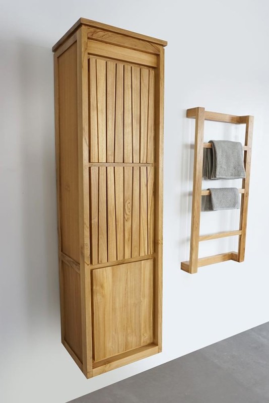 Handtuchhalter aus Teakholz 50 x 100 cm