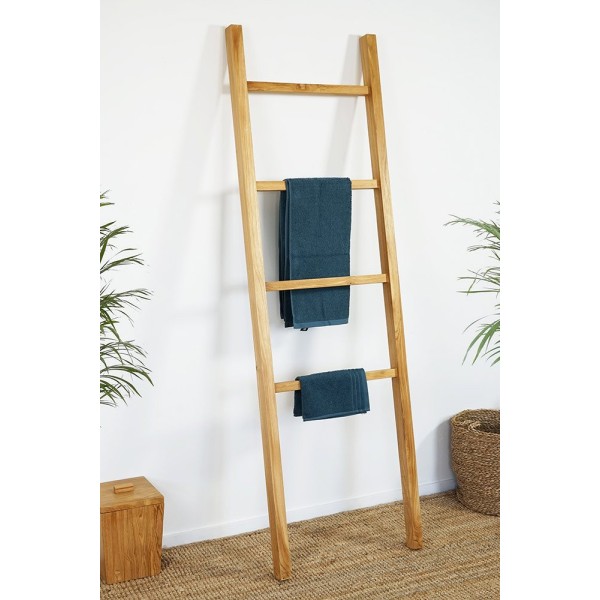 Handtuchleiter aus Teakholz 180 cm