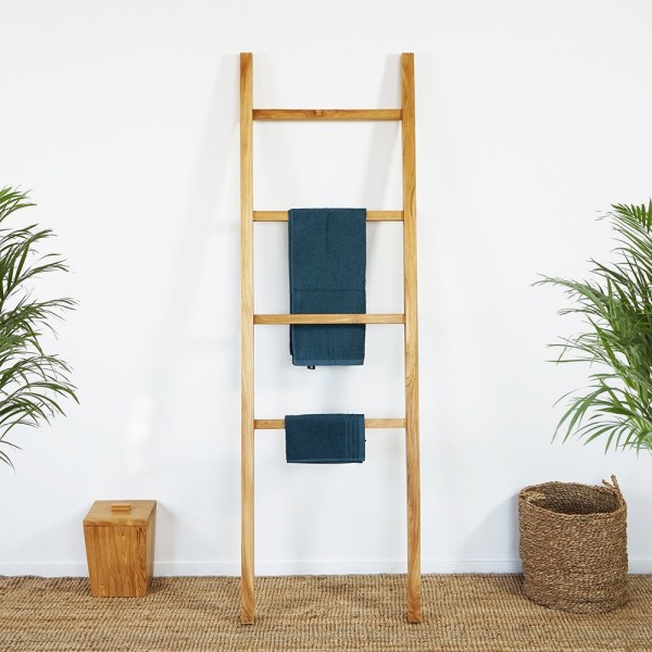 Handtuchleiter aus Teakholz 180 cm