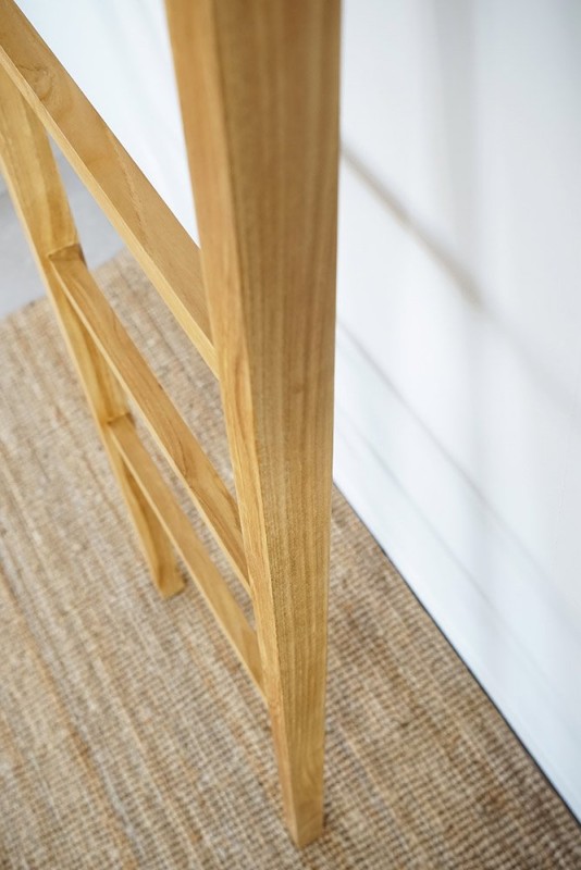 Handtuchleiter aus Teakholz 180 cm