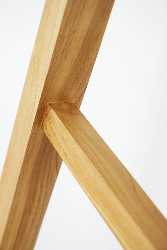 Handtuchleiter aus Teakholz 180 cm