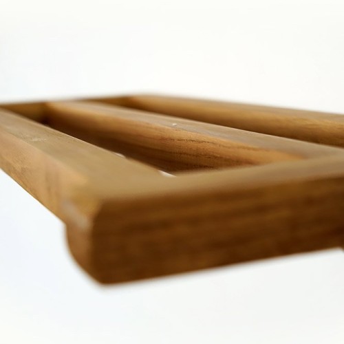 Handtuchhalter aus Teakholz 50 x 100 cm