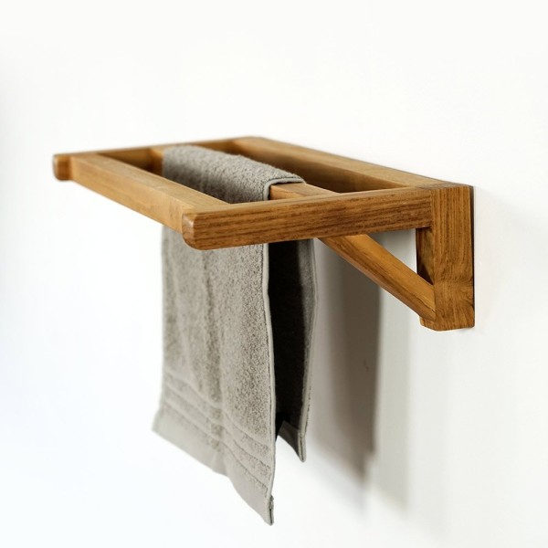 Handtuchhalter aus Teakholz 50 x 100 cm