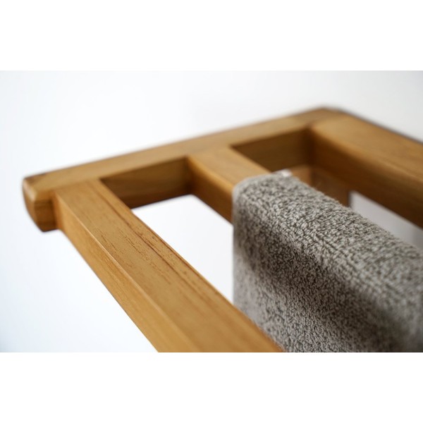 Handtuchhalter aus Teakholz 50 x 100 cm