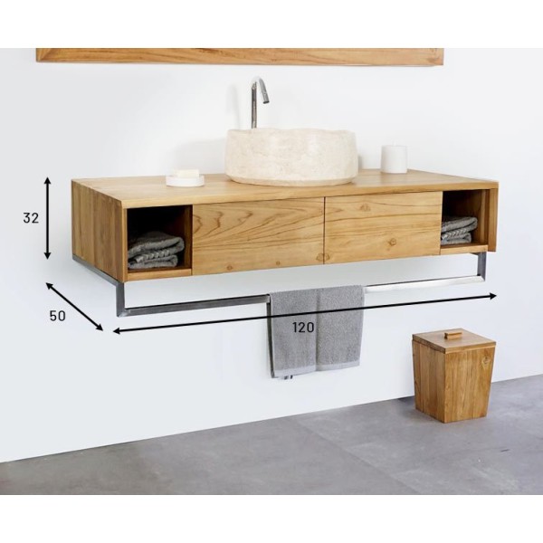 Badezimmermöbel 120 cm - Hako