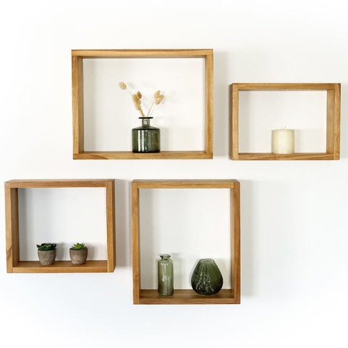Rechteckige Holzkiste 45 cm