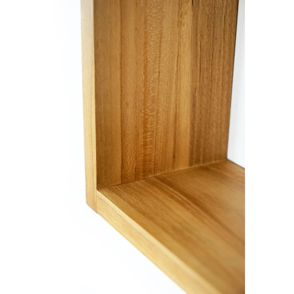 Rechteckige Holzkiste 45 cm