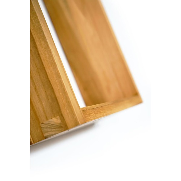 Rechteckige Holzkiste 45 cm
