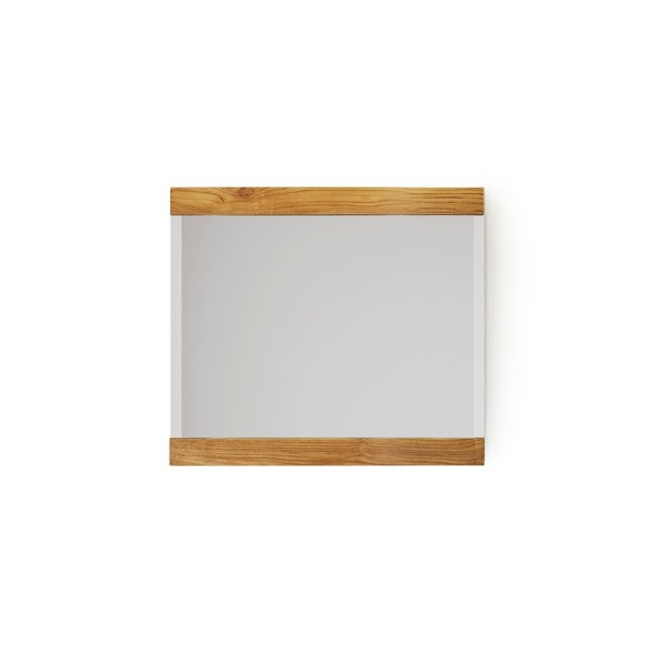 Rechteckiger Spiegel 80 cm Doppelrahmen aus Holz