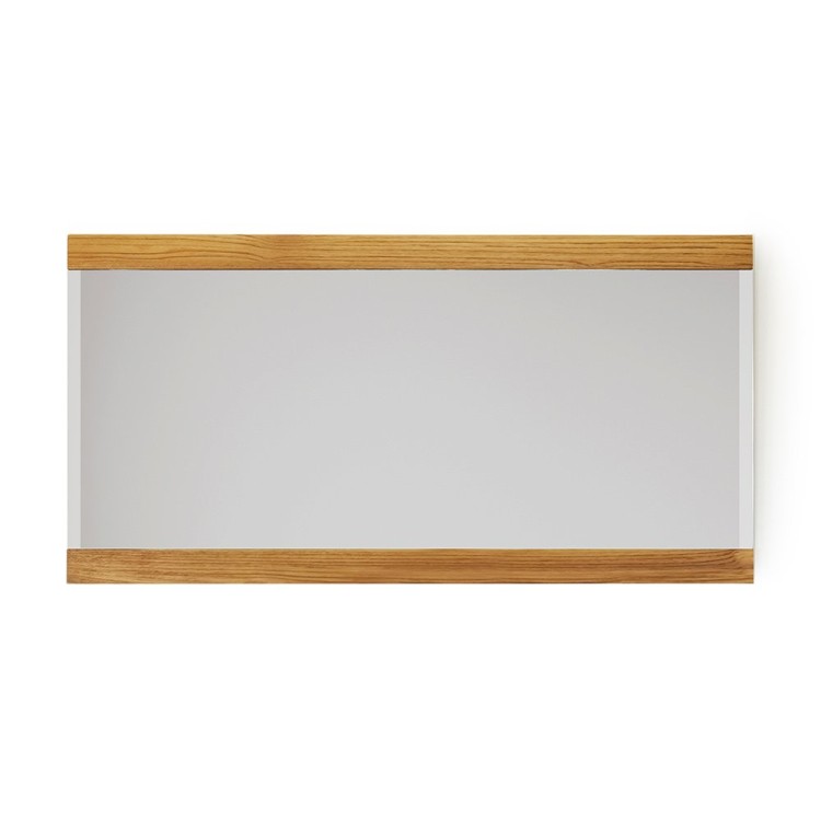 Rechteckiger Spiegel 140 cm Doppelrahmen aus Holz
