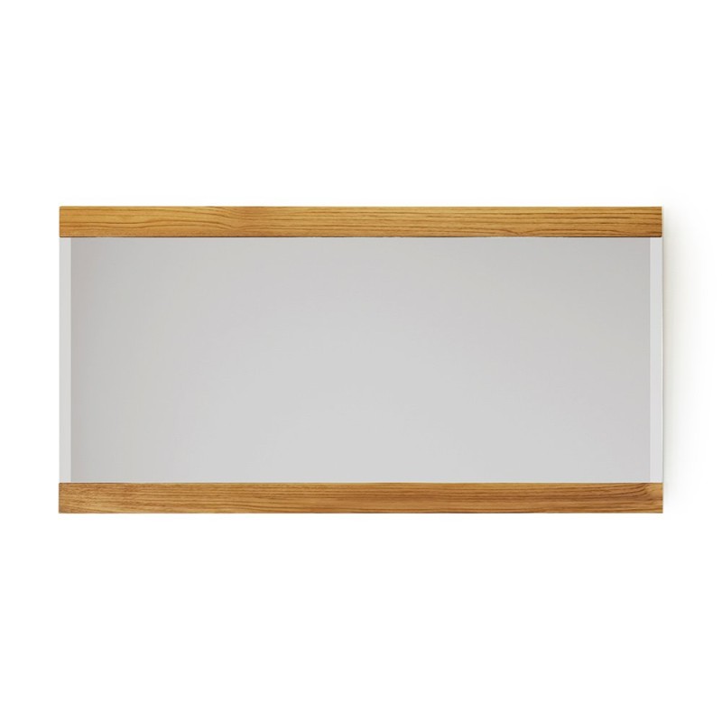 Rechteckiger Spiegel 140 cm Doppelrahmen aus Holz