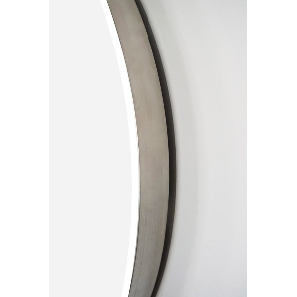 Runder Spiegel 70 cm mit Metallrahmen