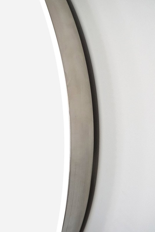 Runder Spiegel 70 cm mit Metallrahmen