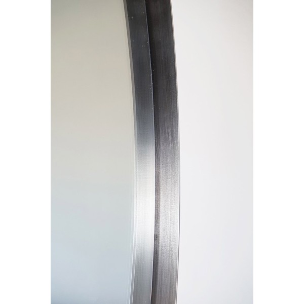 Runder Spiegel 70 cm mit Metallrahmen