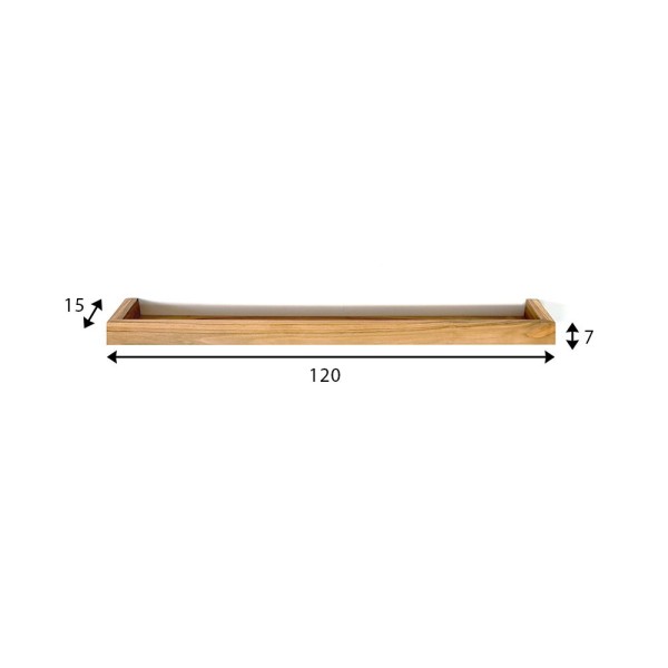 Teakholzregal 120 cm